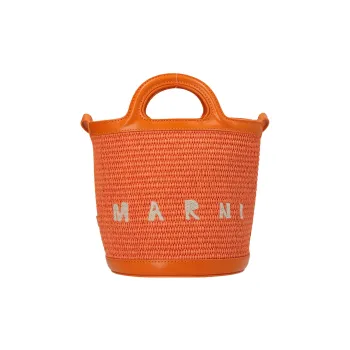 MARNI Logo Embroidered Bucket Bag