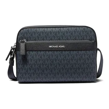 MICHAEL KORS Hudson Zippers Shoulder Bag, Crossbody Bag Men's Marine Blue