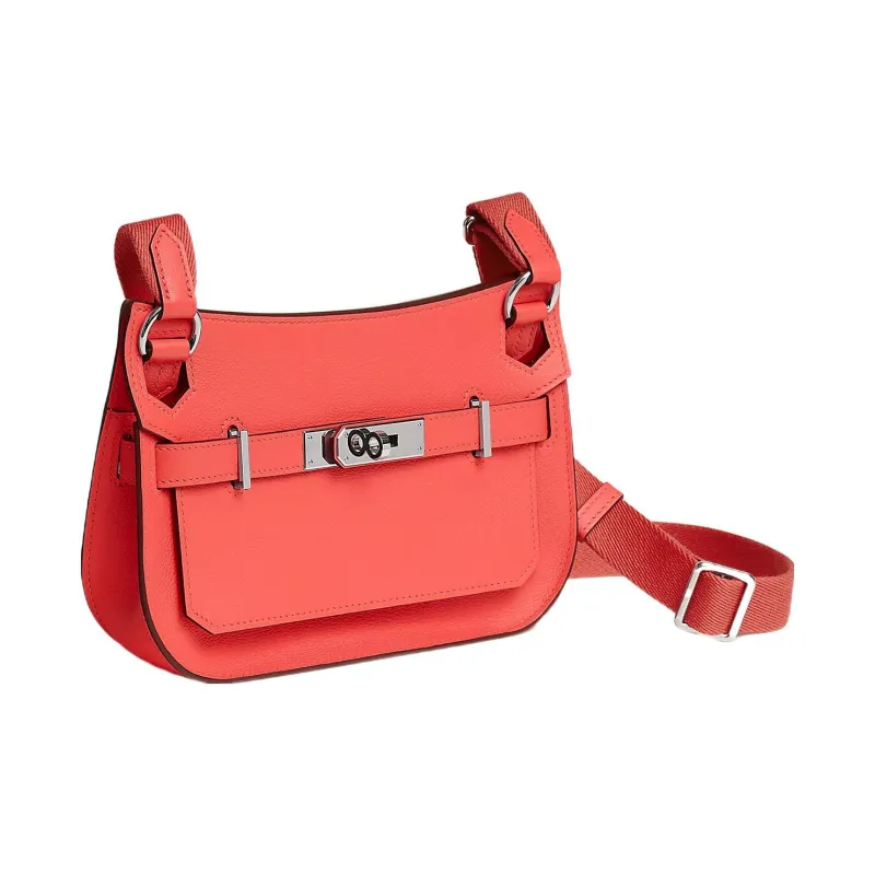 HERMES Jypsiere Evercolor Calfskin Shoulder Bag Crossbody Bag Mini Women's Texas Pink-1