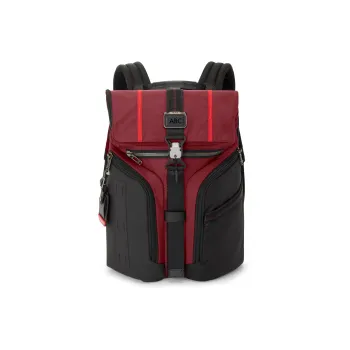 TUMI Nylon Backpack Men's Red & Black