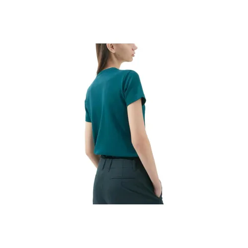 UNIQLO T-Shirts Women's Dark Green