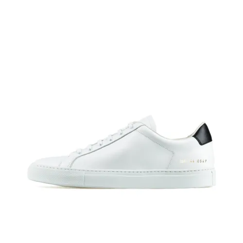 COMMON PROJECTS Skateboard Shoes Men Low-Top White/Black