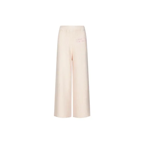 Girly Fancy Club Casual Pants Women's Cream Apricot