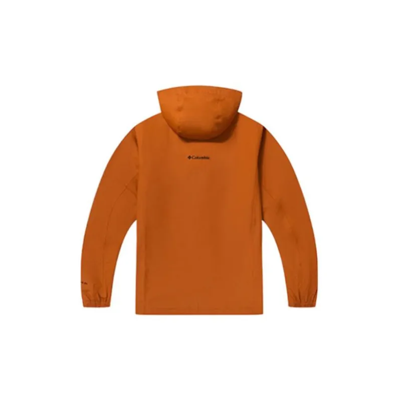 Columbia Windbreaker Jackets Men Orange-1