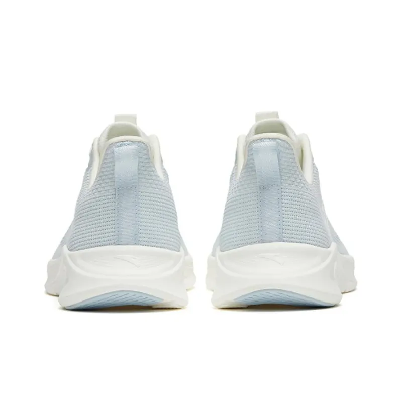 Anta Running Collection Slip Resistant, Abrasion Resistant, Breathable Low Top Running Shoes Men's White Blue-3