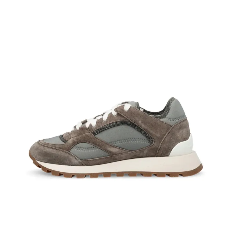 Brunello Cucinelli Monile Sports Casual Shoes Women's Gray-0