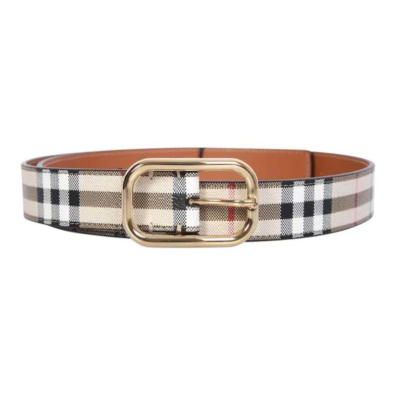 Burberry Leather Belts Women s Light Brown