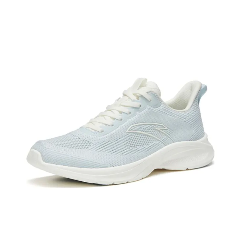 Anta Running Collection Slip Resistant, Abrasion Resistant, Breathable Low Top Running Shoes Men's White Blue-1