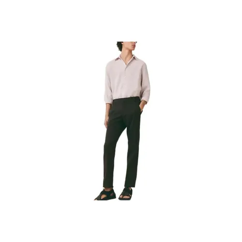 HERMES Cargo Pants Men Dark Brown