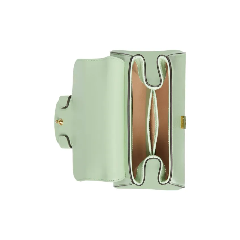 GUCCI Horsebit 1955 Leather Shoulder Bag Crossbody Bag Handbag Mini Women's Light Green-6