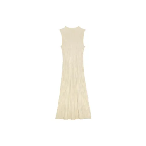 THEORY Sleeveless Dresses Women's Off White