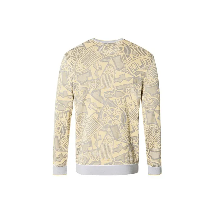 LIU·JO UOMO Sweaters Men Gray Yellow-1