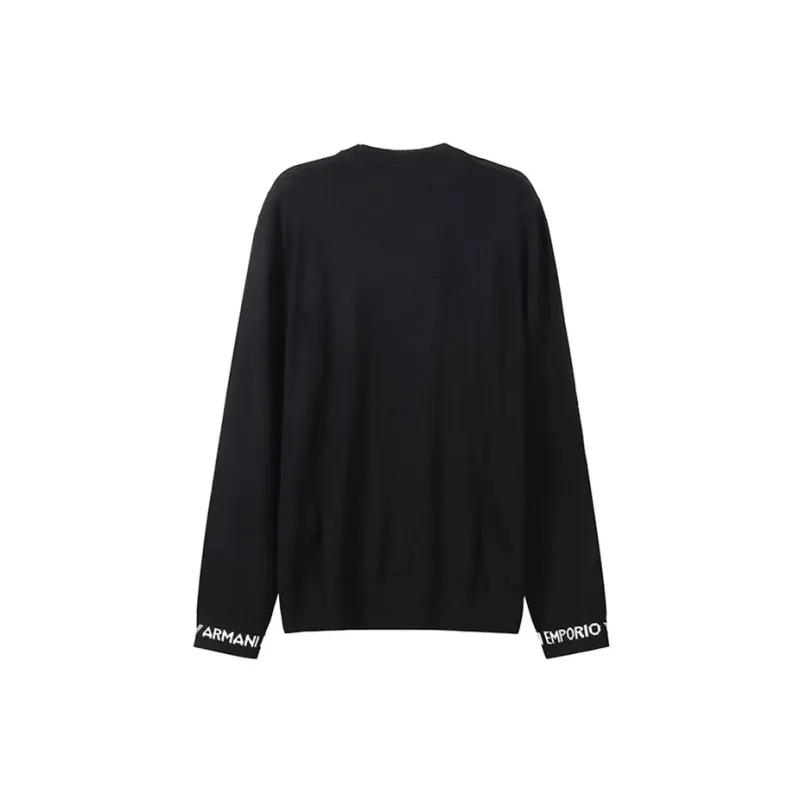 EMPORIO ARMANI Sweaters Men Black-1