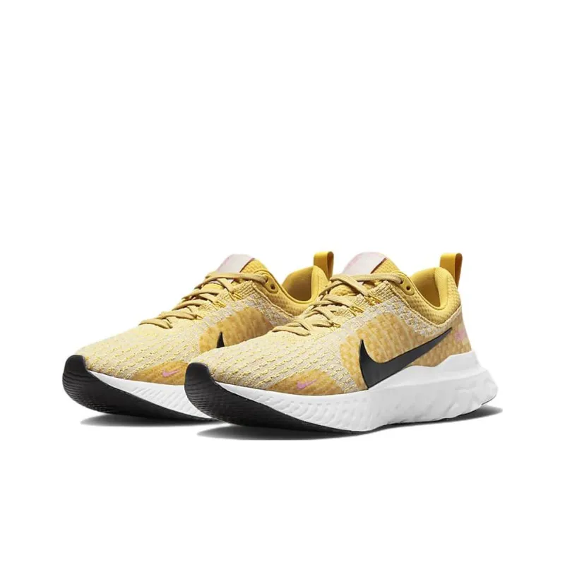 Nike React Infinity Run Flyknit 3 'Wheat Gold' Women's-2