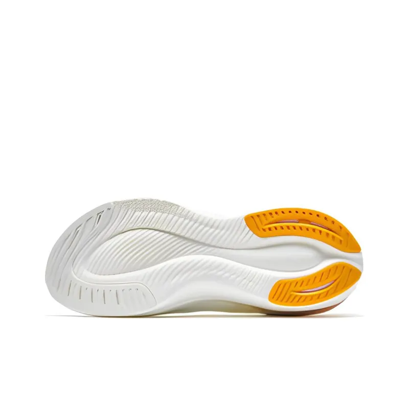 XTEP Cloud Wings Cushioning Anti Slip And Wear Resistant Low Top Running Shoes Men's White Purple Orange-3