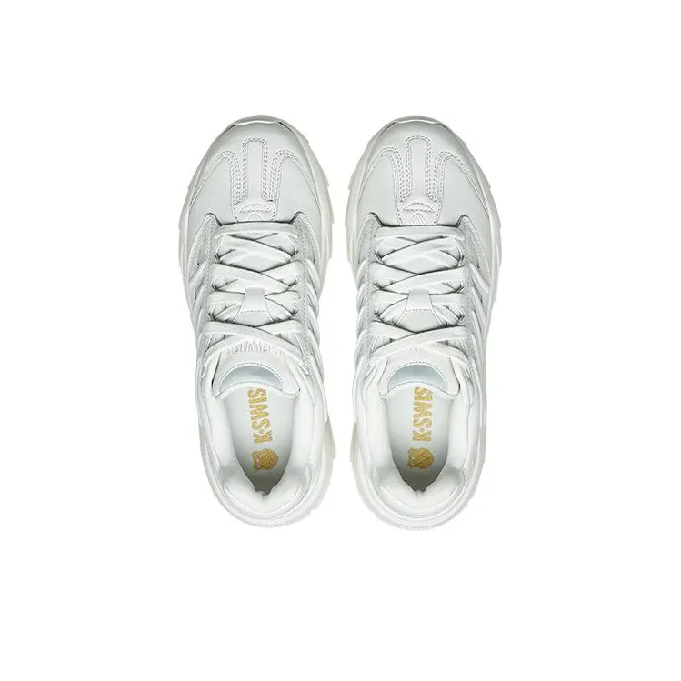 KSWISS Anti Slip Wear Resistant Low Top Sports Casual Shoes White-3