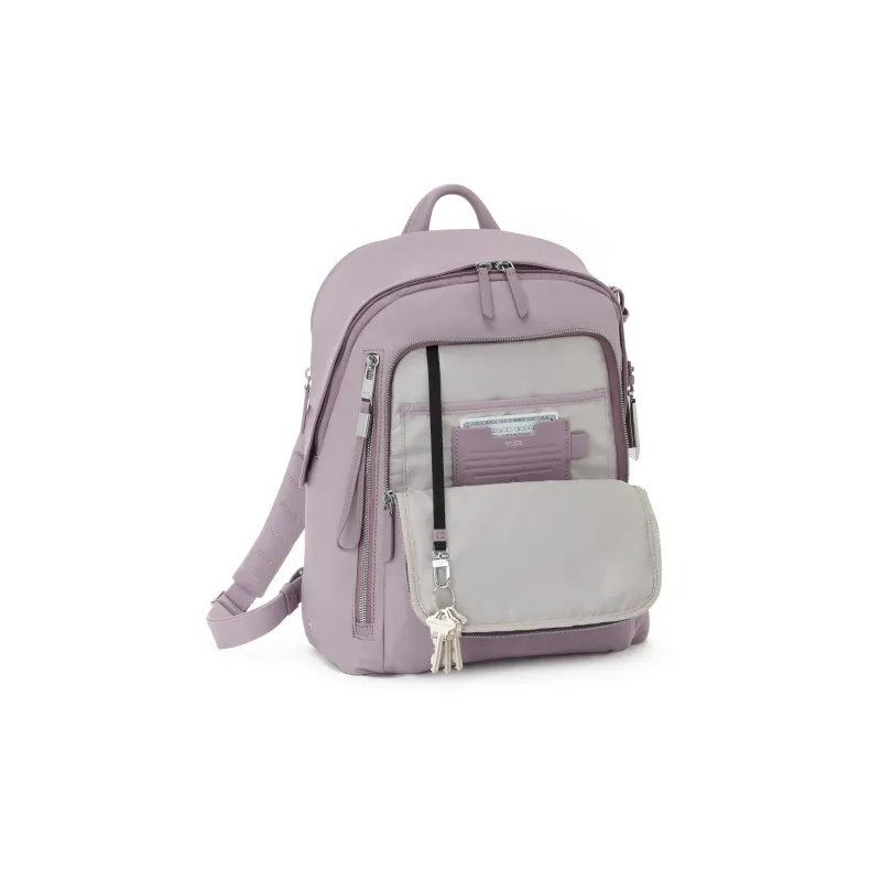 TUMI Nylon Backpack Medium Size Unisex Lilac Purple-6