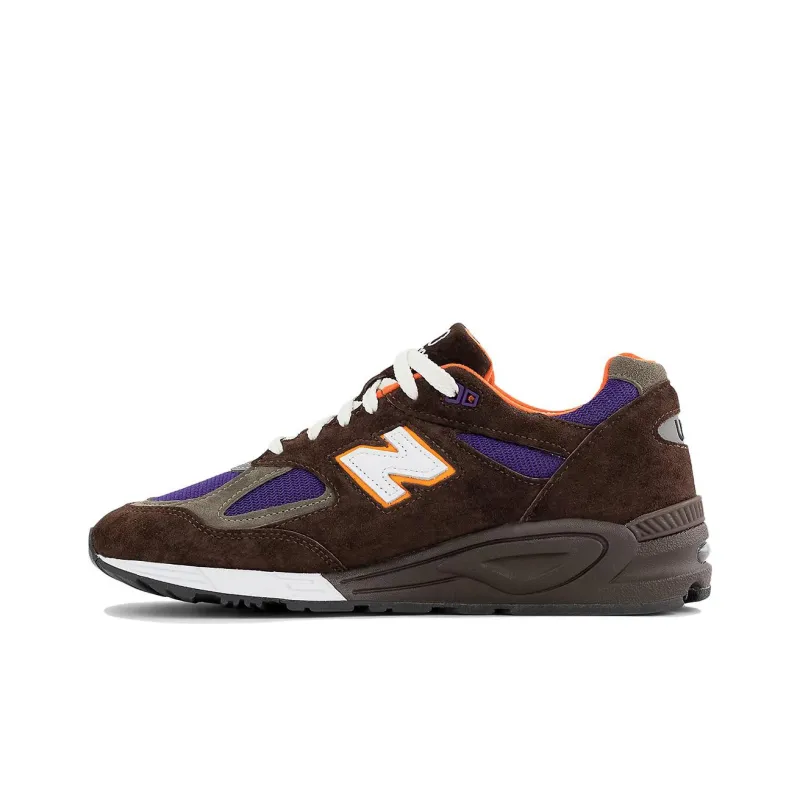 New Balance 990v2 MiUSA Brown Purple-0