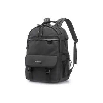 TANGCOOL Oxford Backpack Large Size Unisex Black