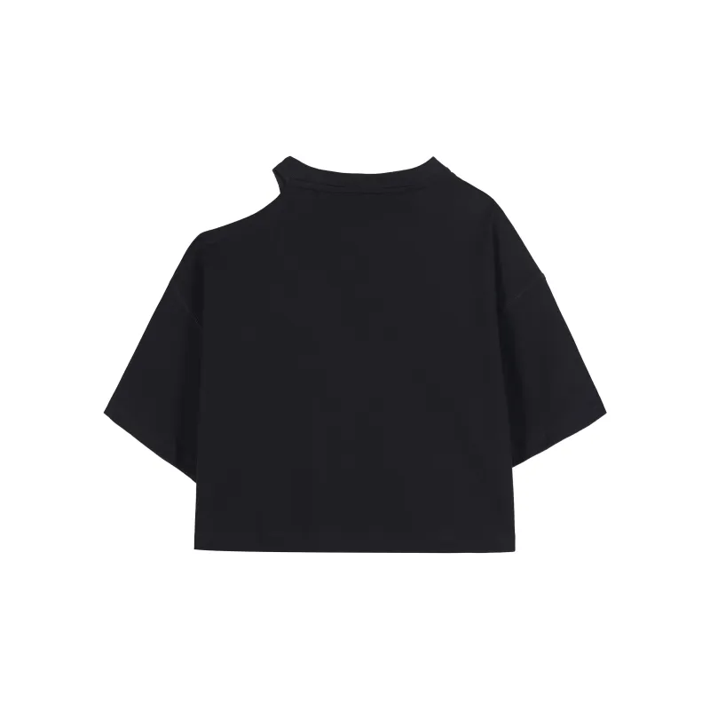 ICONS Lab x Vv.ok Drop Shoulder Sleeve T Shirt Unisex Black-1