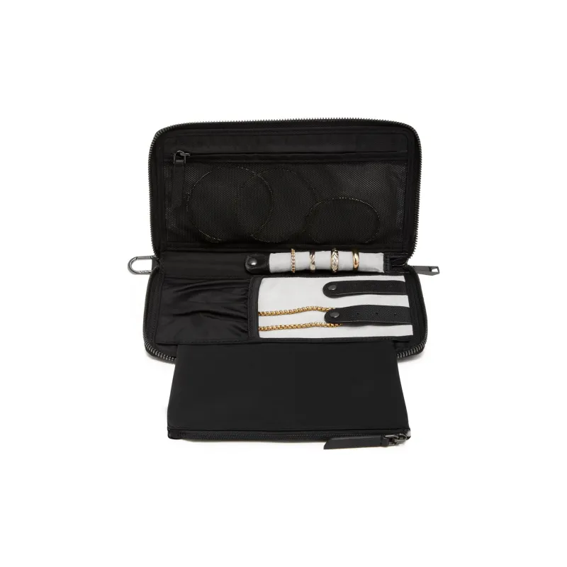 TUMI Voyageur Nylon Clutch Wallet Unisex Black-2