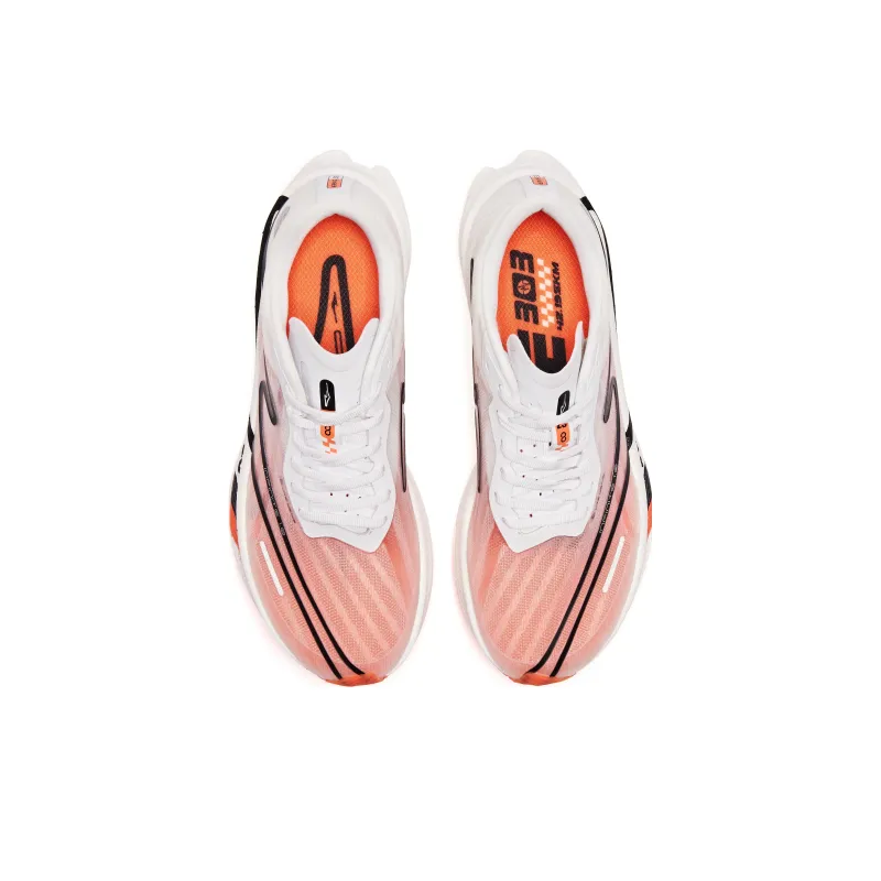 Erke Zhijing 1.0 Cushioned Slip Resistant Low Top Qi Technology Running Shoes Women's Swan Color-3