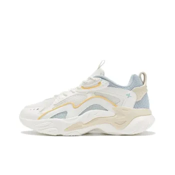 AGAHO x XTEP Low Top Casual Shoes Women's White Blue