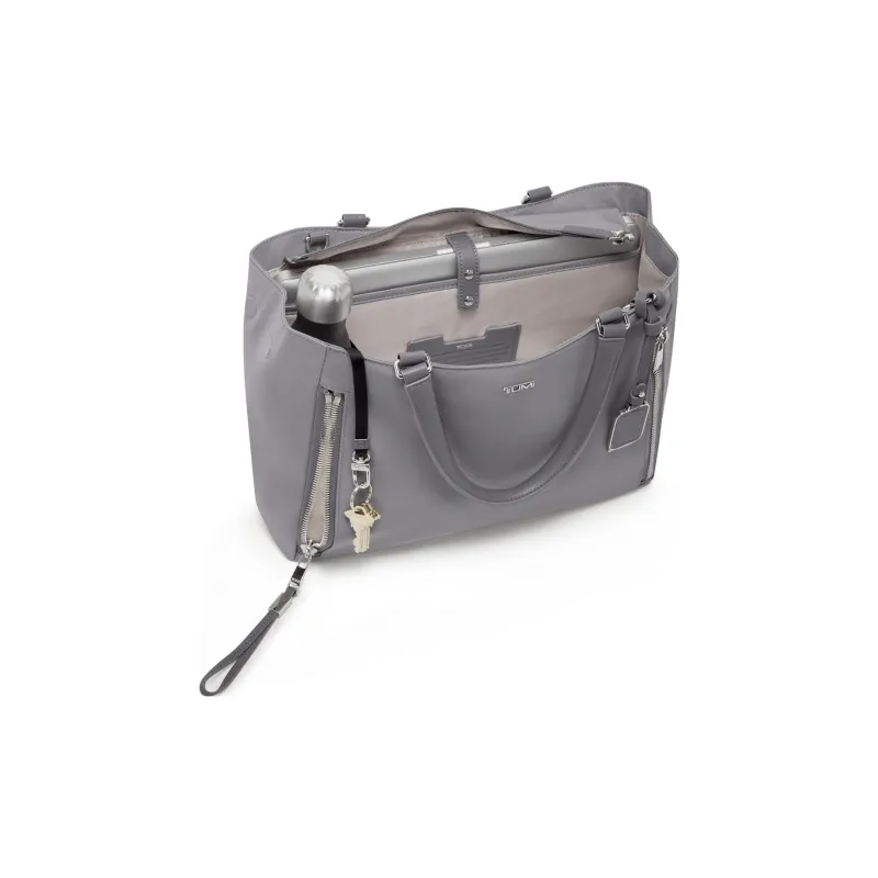 TUMI Voyageur Nylon One Shoulder Handbags Medium Size Women's Gray-1