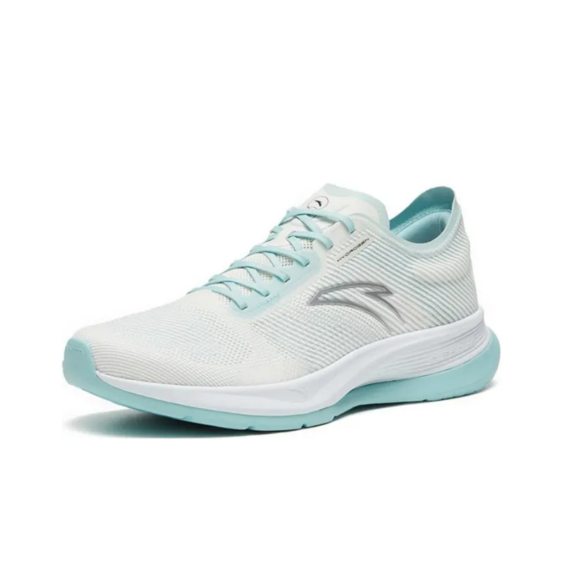 Anta Hydrogen Run V Anti Slip Wear Resistant Low Top Casual Running Shoes Men's White Blue-1