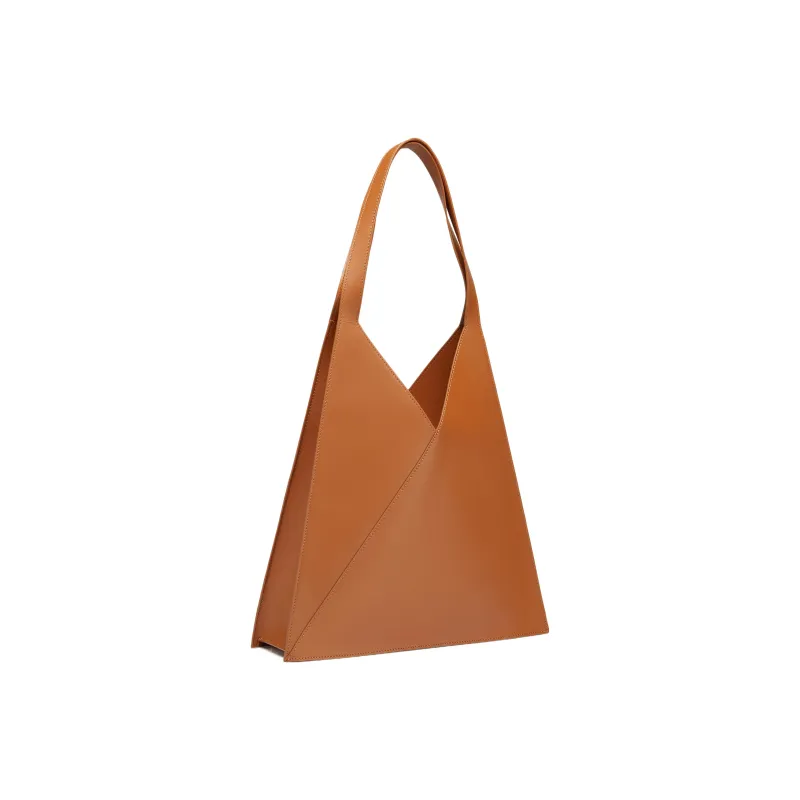 Maison Margiela Cow Leather Tote Bag, Shopping Bag, Shoulder Bag, Handbag Women's Brown-2