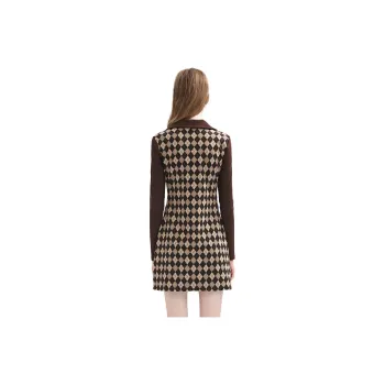 FOREVER 21 Long-Sleeved Dresses Women's Coffee