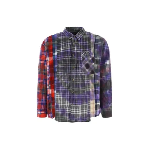 Needles Shirts Men Purple