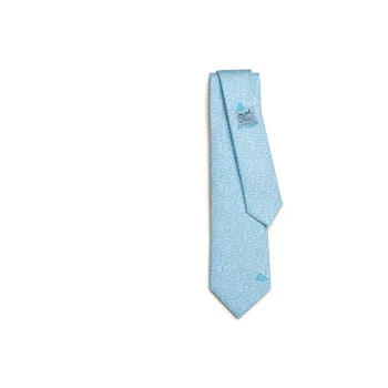 HERMES Ties Men Light Blue
