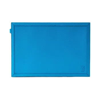Burberry Calfskin With Canvas Storage Bag Men's Blue