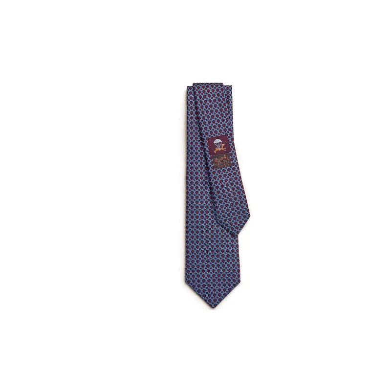 HERMES Ties Men Purple/Blue-0