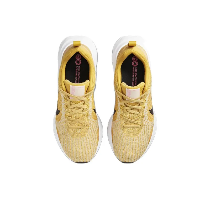 Nike React Infinity Run Flyknit 3 'Wheat Gold' Women's-3