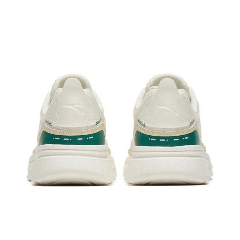 Anta Traveler GZ Shock Absorbers With Slip Resistant Features Low Top Casual Shoes Men's White Green-3