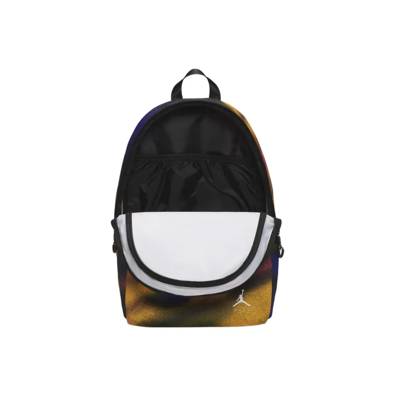 Jordan Polyester Backpack Unisex Blue/Yellow-3