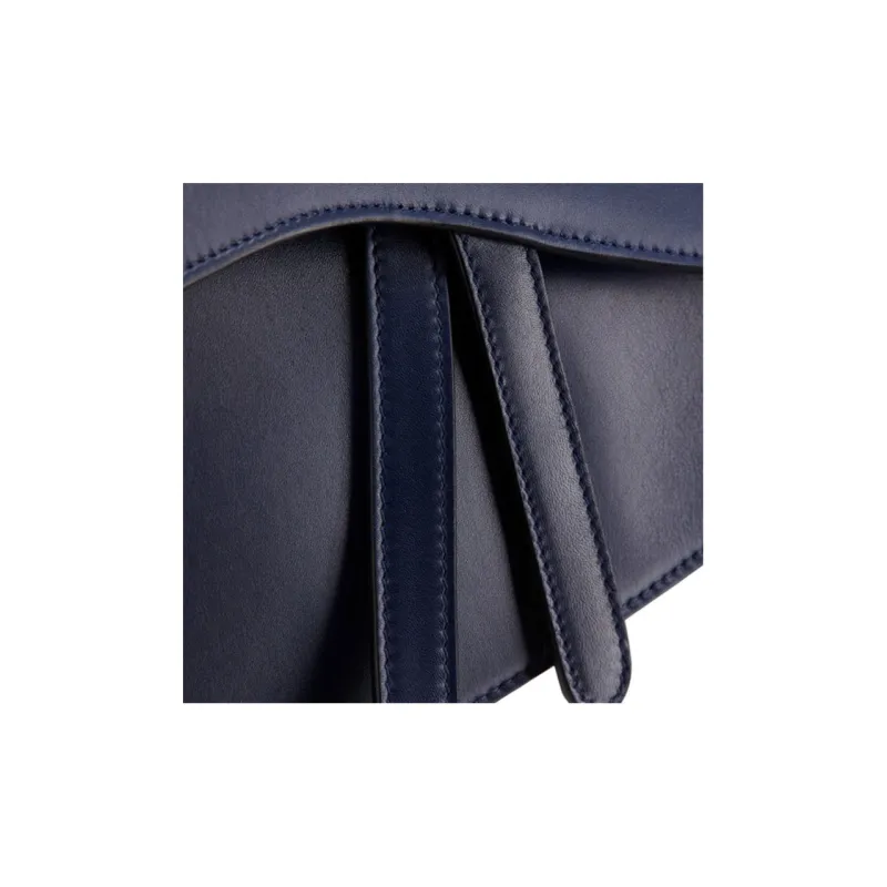 DIOR Saddle Calfskin Saddle Bags Shoulder Bags Handbags Women's Indigo-3