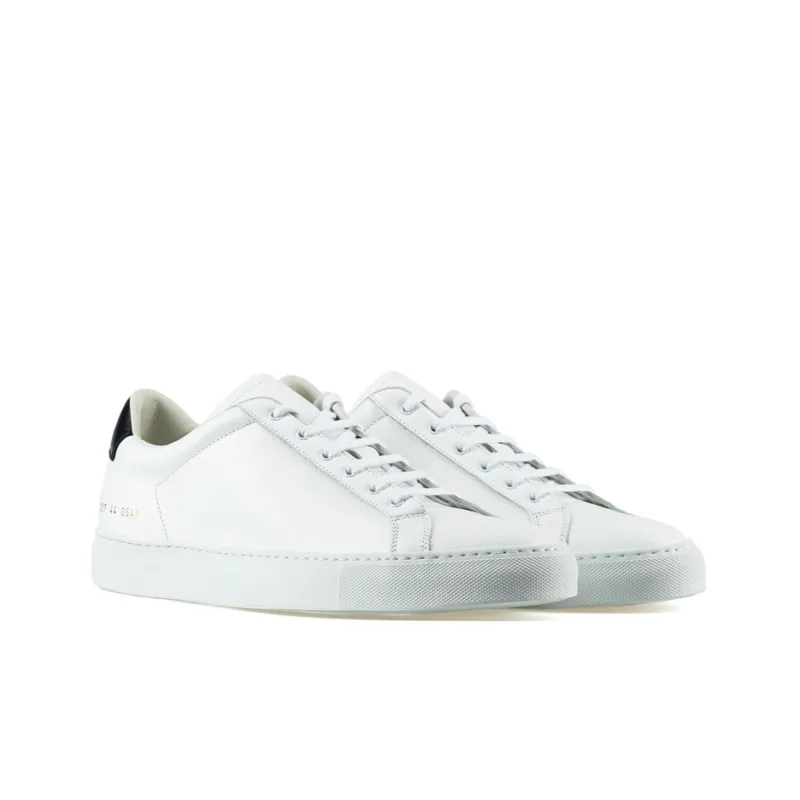 COMMON PROJECTS Stylish Skateboarding Shoes Men's White Black-1
