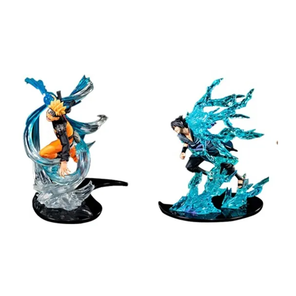 BANDAI Naruto Uzumaki Naruto Shippuden ZERO  Sasuke Gaara Scale Figures-4