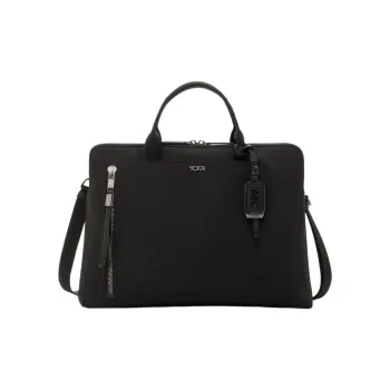 TUMI Nylon Laptop Bag, Shoulder Bag, Crossbody Bag, Handbag Unisex Black