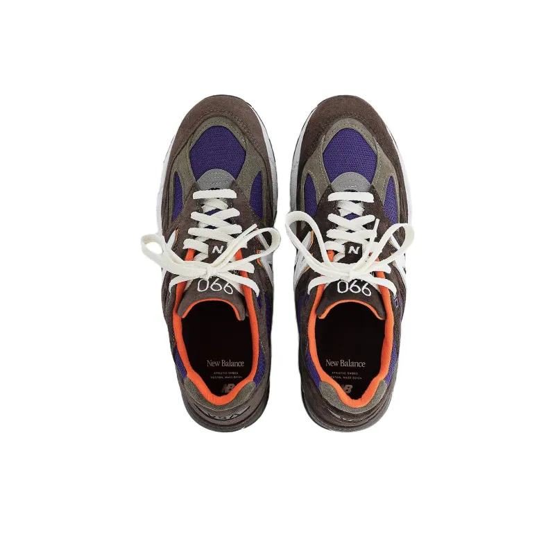 New Balance 990v2 MiUSA Brown Purple-3