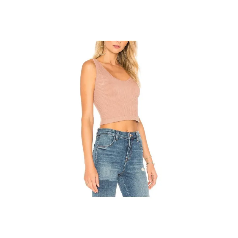 FREE PEOPLE Tank Tops Women's Nude-2