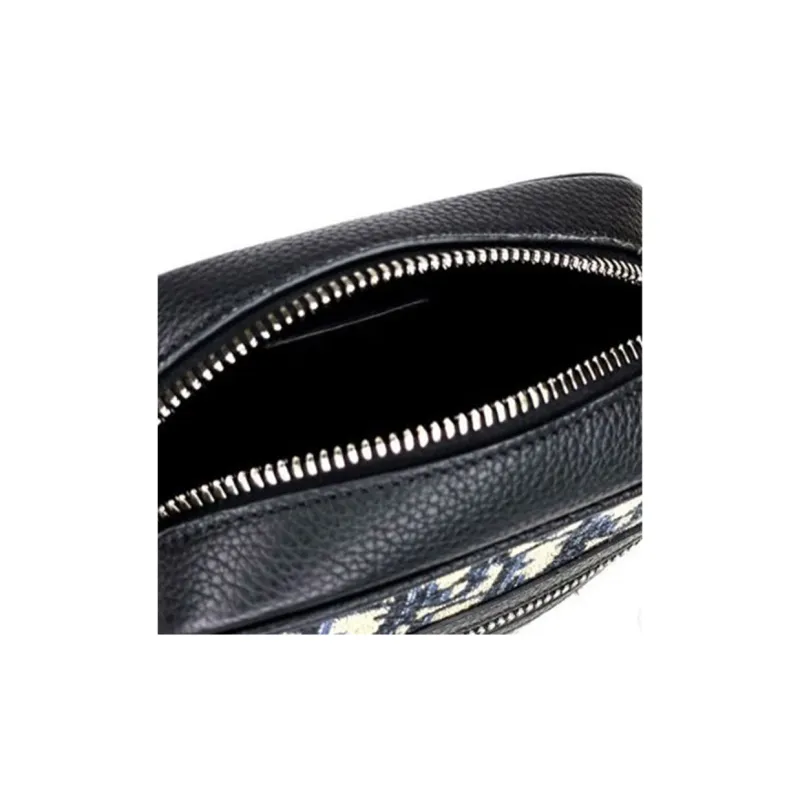 DIOR Embroidery With Cow Leather Messenger Bag, Crossbody Bag, Shoulder Bag Men's-5