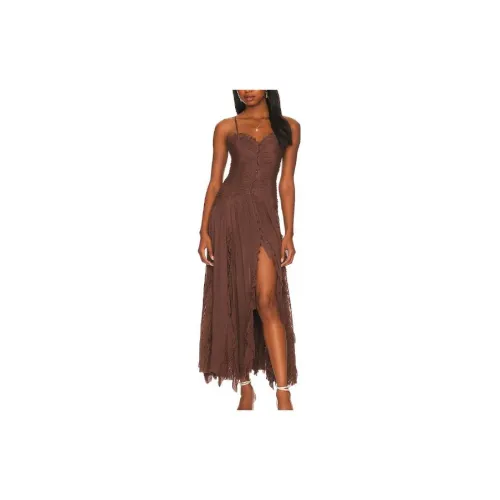 FREE PEOPLE Sleeveless Dresses Women's Chocolate