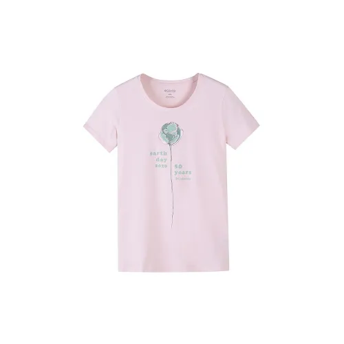 Columbia T-Shirts Women's Pink