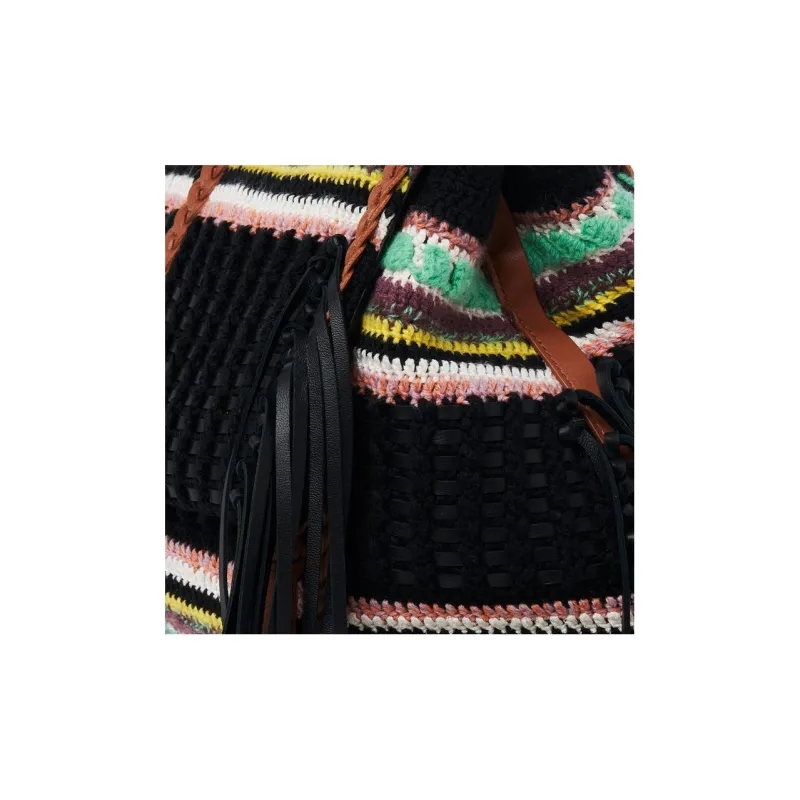 Chloe Soft Knitted Fabric, Wool Handbag, Shoulder Bag Women's-4