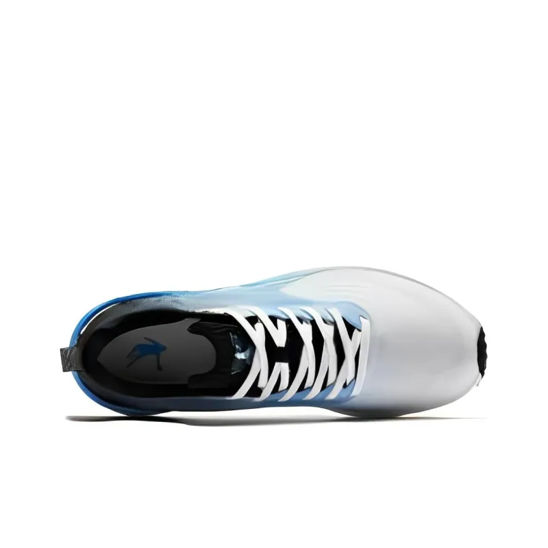 QIAODAN Cushioning Lightweight Low Top Running Shoes Men's Black Blue-3