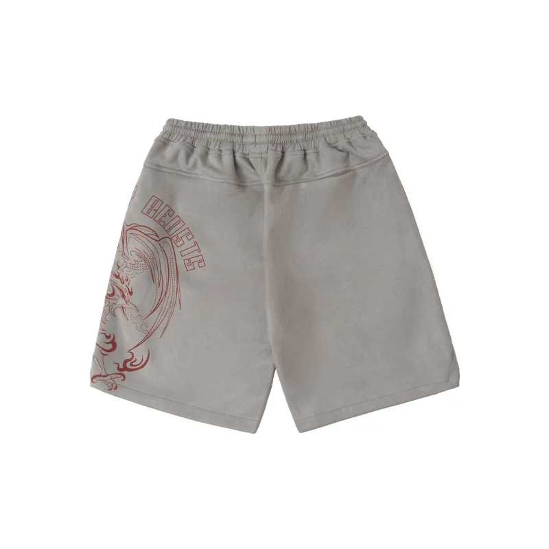LUJIAMEN Four Spirits Sports Shorts Unisex-1